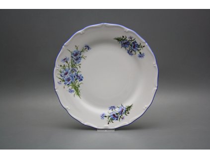 Talíř mělký 25cm Verona Chrpy CAL č. 1