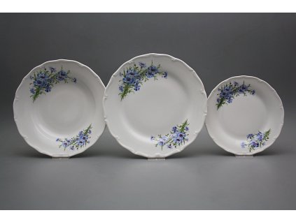 Talířová souprava Verona Chrpy 36dílná DBB č. 1