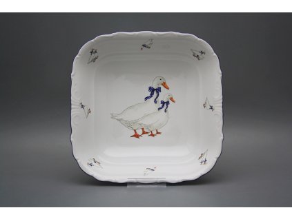 Mísa čtyřhranná 24cm Verona Husy FML č. 1