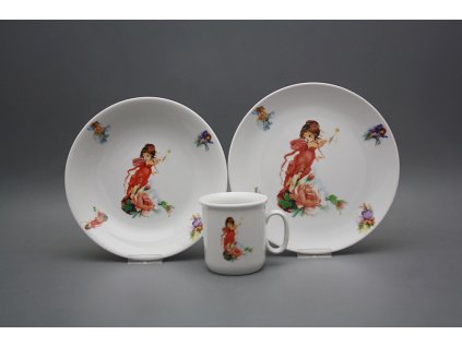 Dětská jídelní souprava Červená víla č. 1