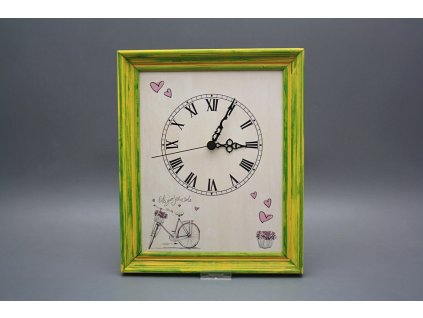 Nástěnné hodiny 25x30cm Bicycle cZM č. 1