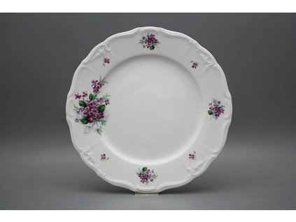 Mísa kulatá mělká 30cm Marie Louise Viola s mašlí KBB č. 1