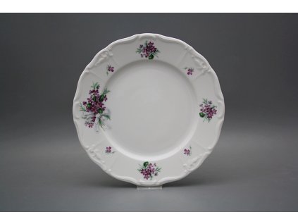 Talíř mělký 25cm Marie Louise Viola s mašlí KBB č. 1