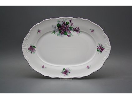 Ovál 32cm Verona Viola s mašlí KFL č. 1
