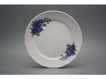 Talíř mělký 26cm Rokoko Pomněnky DBB č. 1