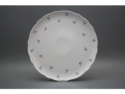 Dortový talíř 31cm Rokoko Pomněnky Házenky ABB č. 1