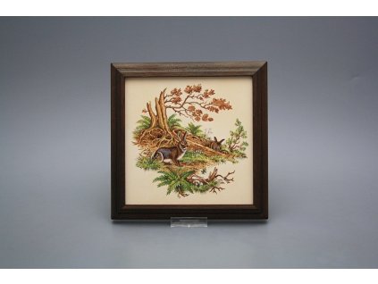 Obrázek 18x18cm Zajíci kTHB č. 1