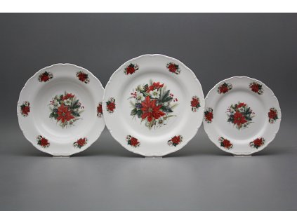 Talířová souprava Ofélie Winter Bouquet 36dílná FBB č. 1