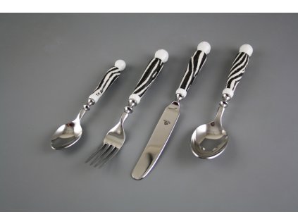 Souprava příborů Bohemia 1987 Zebra BB 24dílná č. 1