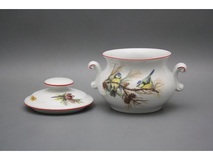 Zapékací hrnek s oušky a víčkem Ptáčci CL č. 1