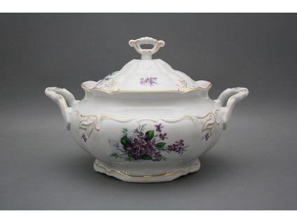 Mísa polévková 3,5l Marie Louise Viola s mašlí GL LUX č. 1