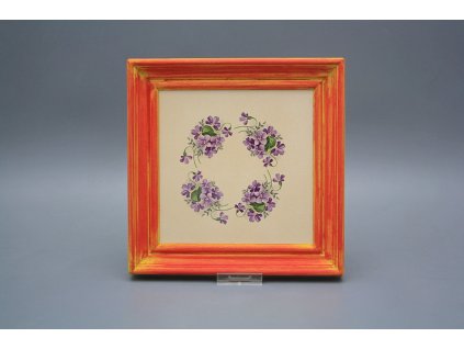 Obrázek 19,5x19,5cm Fialky cCMB č. 1