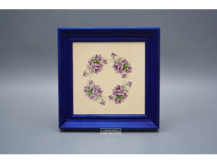 Obrázek 19,5x19,5cm Fialky cMOB č. 1