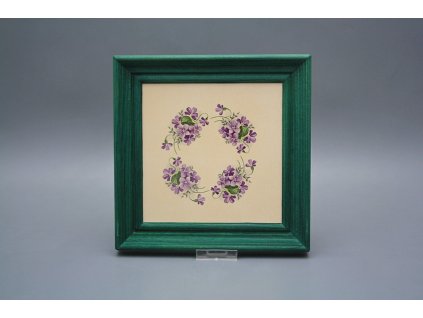 Obrázek 19,5x19,5cm Fialky cZLB č. 1