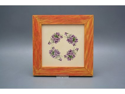 Obrázek 20x20cm Fialky eCMB č. 1