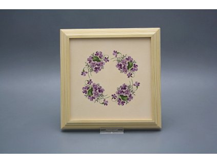 Obrázek 18x18cm Fialky kPBB č. 1