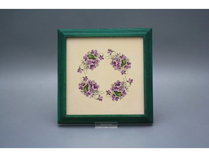 Obrázek 18x18cm Fialky kZLB č. 1