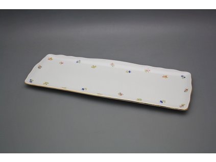 Podnos čtyřhranný 45cm Rokoko Sedmero kvítí AGL č. 1