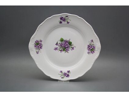 Koláčový talíř 27cm Verona Fialky GBB č. 1