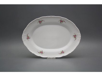 Ovál 28cm Verona Růžičky růžové ABB č. 1