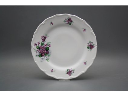 Talíř mělký 25cm Verona Viola s mašlí KBB č. 1