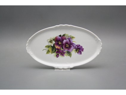 Podnos Mini oválný 20cm Macešky BB č. 1