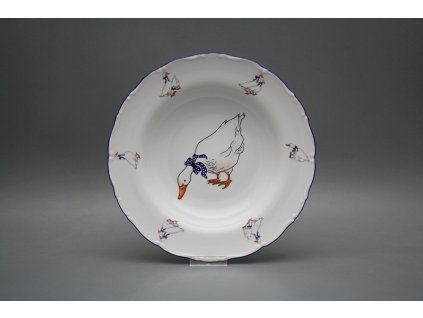 Talíř hluboký 23cm Ofélie Husy FML č. 1