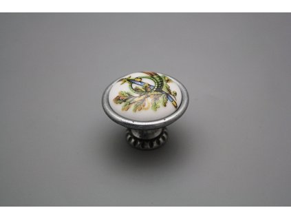 Rustikální úchytka Bohemia 40mm Lesní roh FV č. 1