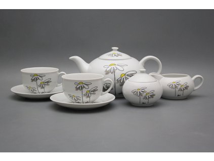 Čajová souprava Opal Kopretiny 15dílná BB č. 1