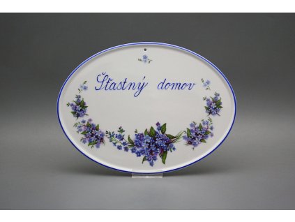 Dveřní štítek velký Pomněnky AL č. 1