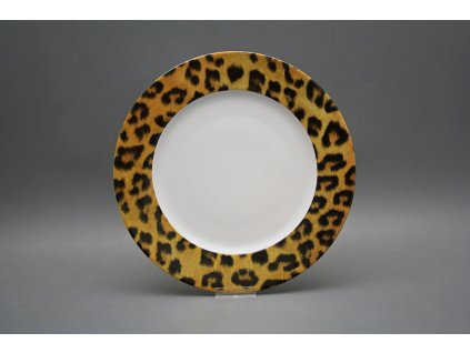 Talíř mělký 25cm Nina Leopard KBB č. 1
