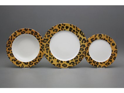 Talířová souprava Nina Leopard 24dílná KBB č. 1