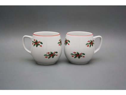 Hrnek Baňák 0,3l Vánoční Cesmína CL č. 1