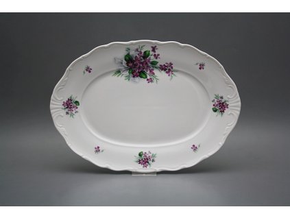 Ovál 32cm Verona Viola s mašlí KBB č. 1