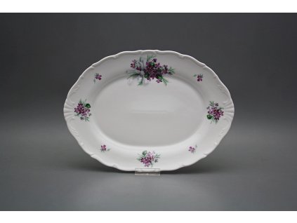 Ovál 28cm Verona Viola s mašlí KBB č. 1