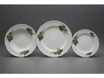 Talířová souprava Ofélie Konvalinky 36dílná CGL č. 1