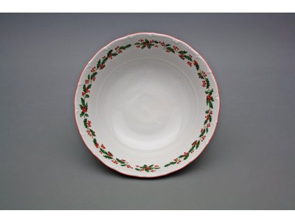 Mísa hluboká 23cm Ofélie Vánoce Cesmína CL č. 1