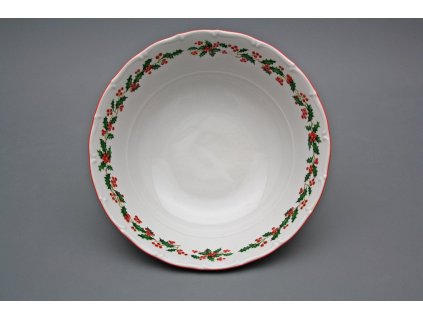 Mísa hluboká 25cm Ofélie Vánoční Cesmína KCL č. 1
