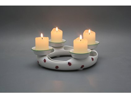 Svícen adventní Berušky ZL č. 1