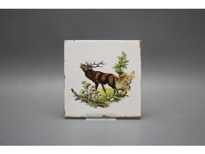 Obklad Forli Blanco 15x15cm Jelen řvoucí č. 1