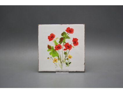 Obklad Forli Blanco 15x15cm Poppy motiv A č. 1