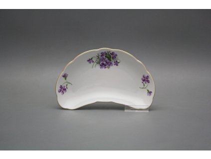Miska na kosti 19cm Rokoko Fialky GL č. 1