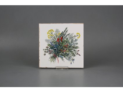 Obklad Forli Blanco 15x15cm Česká kuchyně motiv B č. 1