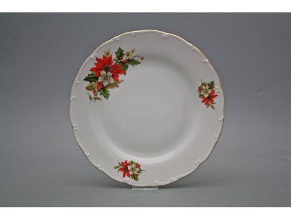 Talíř mělký 25cm Ofélie Vánoční hvězda CGL č. 1