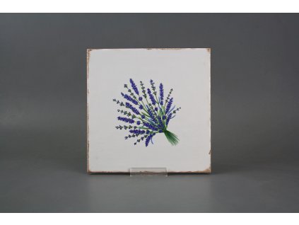 Obklad Forli Blanco 20x20cm Levandule č. 1