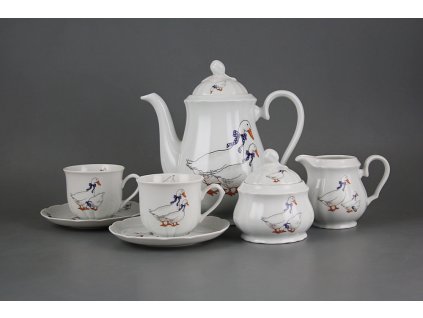 Kávová souprava Rose Husy 15dílná BB č. 1