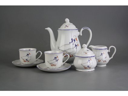 Kávová souprava Rose Husy 15dílná ML č. 1
