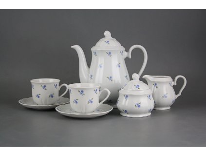 Kávová souprava Rose Pomněnky Házenky 15dílná BB č. 1