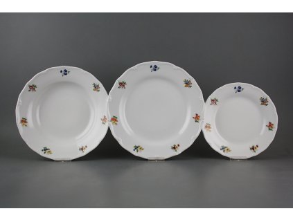 Talířová souprava Verona Vintage Flowers 12dílná ABB č. 1