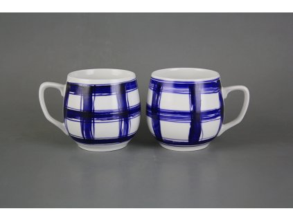 Hrnek Baňák 0,3l Kanafas modrý BB č. 1